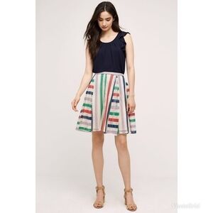 Anthropologie French Quarter Skirt Full Circle by Eva Franco, SIZE 8